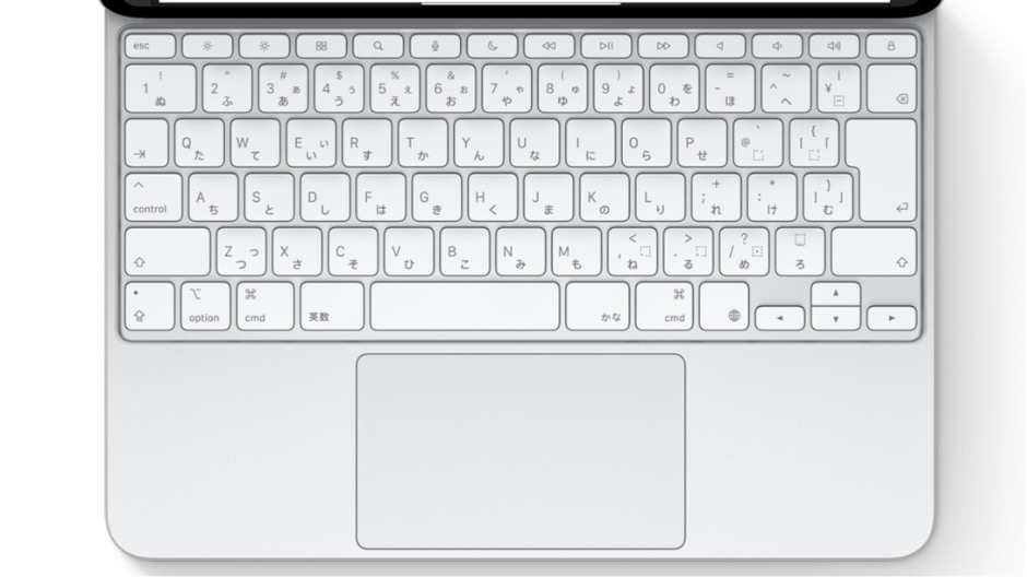 iPad用Magic Keyboardのキー操作